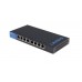 Linksys 8-Port Desktop Gigabit Unmanaged PoE Switch LGS108P-AP