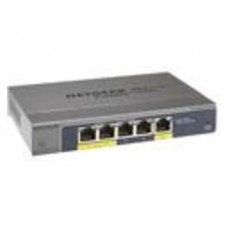 NETGEAR ProSafe® GS105PE 5-Port Gigabit Plus Switch PoE Power w/Passthrough