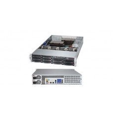 Supermicro 6027AX-72RF 2U Xeon E5 2XLGA2011 C602 RDIMM 10SATA 5PCIE UIO IPMI 1280W Redun