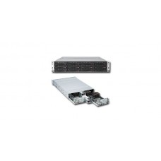 Supermicro SS 6026TT-D6RF Hotplug 2UTWIN2 Xeon 2XLGA1366 DDR3 4PCIE 6SATA IPMI 1400W Redund Black